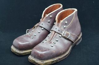 Ww2 German Jager Mountain Troops Ski Boots
