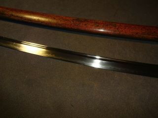 Japanese WWll sword in civilian mountings,  bohi engravings 4