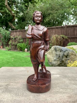 Peoples Republic Of China Wooden Carved Figure