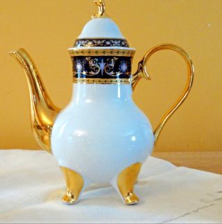 Chekoslovakian Design Demitasse Tea Set 6 Saucers & Cups Creamer Sugar Bowl Box 4