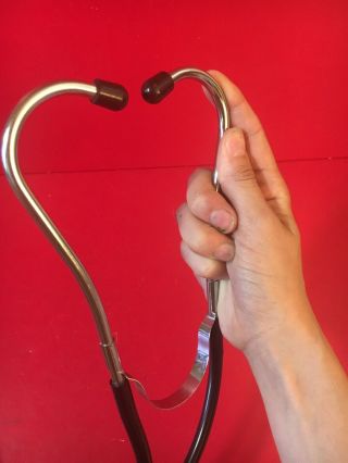 Old Stethoscope Metal And Plastic F3 5