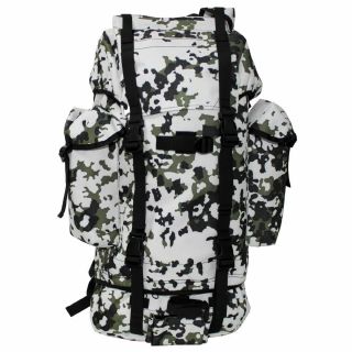 Military Combat Patrol Backpack Large 65l Snow Winter Camo - Army Pack -