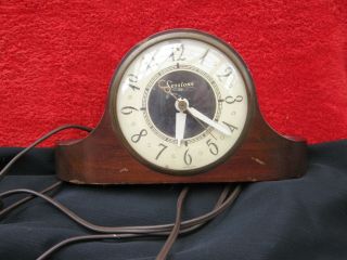 Vintage " Sessions " 8 Inch Mantle Clock,  Made In Usa,  Electric.