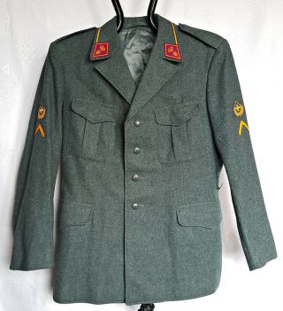 Switzerland Vintage Authentic Post Ww2 Swiss Army Uniform Jacket