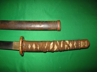 Japanese WW2 Army Sword Signed Tang for Restoration 5