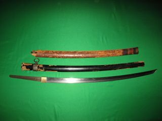 Japanese Ww2 Sword Signed Tang For Restoration