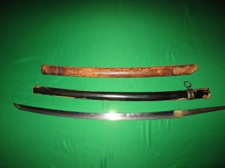 Japanese WW2 Sword Signed Tang for Restoration 2
