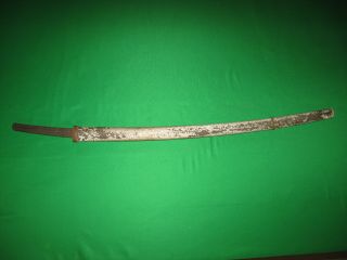 Japanese WW2 Sword Old Blade Signed Tang for Restoration 9