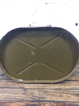 Large Vintage Army Food Container Made in Poland Military Kitchen Storage Flask 6