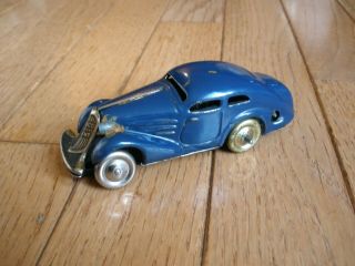 Pre - Wwii German Schuco Tin Wind Up Tin Car - 1935 Patent