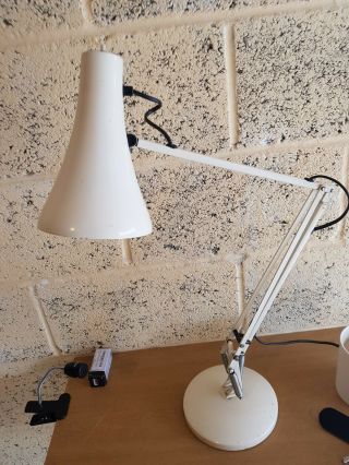 Anglepoise Lighting Ltd Herbert Terry Model 90 White White Industrial Desk Lamp