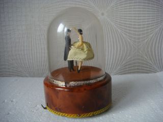 Rrr Rare Antique Wind Up Dancing Musical Movement Made In Switzerland