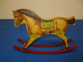Early 1900’s Gibbs Rob Roy Rocking Horse Toy