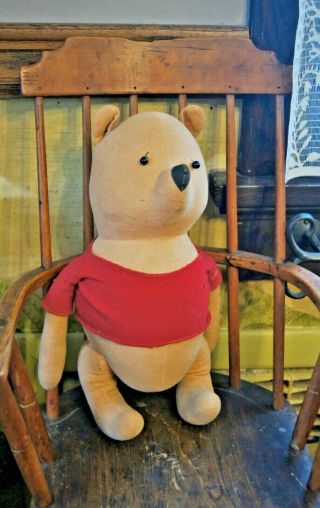 Winnie The Pooh Made By Agnes Brush 1940s Great Vintage Collectible