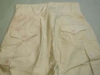 US Army WW2 10TH MOUNTAIN FSSF COTTON SKI PANTS EXC ' 42 Vtg Trousers W/ Stirrups 10