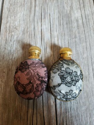 230 2 Vintage Antique Perfume Scent Bottles