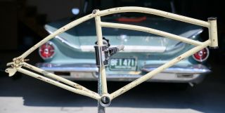 Westfield Columbia Wwii 1942 Military Bicycle Frame & Fork Mg90116 Ww2 G519