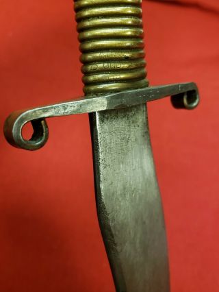 RARE Early Issue Nichols WW2 Fighting Knife With Scabbard 9