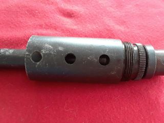 Ww2 Sten Screw Barrel Nut With Pipe Extension,  3 Partial British Crown Stamps