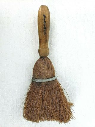 Kellogg Quality 255 Whisk Broom Wood Handle 7.  25 "