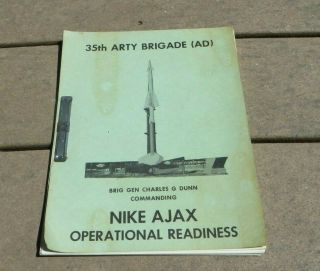 Vietnam Era Us Military 35th Artillery Brigade Nike Missile Battery Book