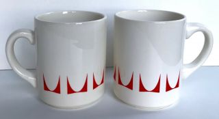 Rare Vintage Irving Harper Logo Herman Miller Ceramic Coffee Mugs Eames