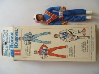 Vintage BOXED 1976 IDEAL CORP RARE ROBBIE KNIEVEL / EVEL DOLL 2