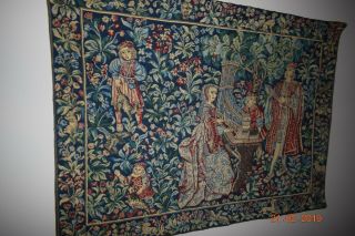 French Vintage Tapestry Rare