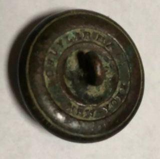 Civil War Confederate Infantry Coat Button With Eagle Not Dug Pea Ridge Arkansas 8
