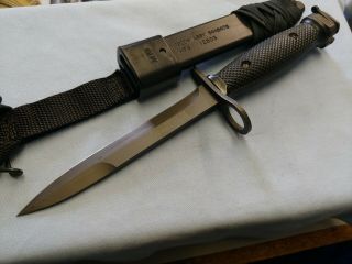 Us M7 Imperial Knife/bayonet,  M10 Scabbard