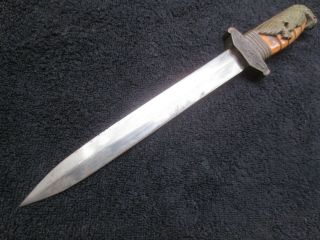 VERY RARE WW2 CHINESE AIR FORCE OFFICER DAGGER DIRK AND SCABBARD 8