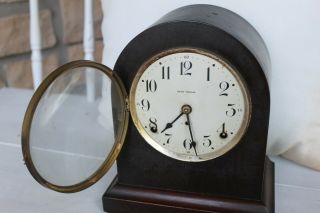 Vintage Seth Thomas Wooden Mantle Clock USA 2