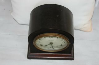 Vintage Seth Thomas Wooden Mantle Clock USA 4