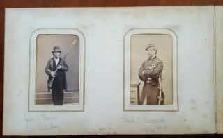 Civil War CDV Photo Old John L.  Burns Gettysburg Signed 2