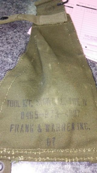 Vietnam era dated Frank &Warren Survival Ax.  1967.  sheath/ accessories. 3