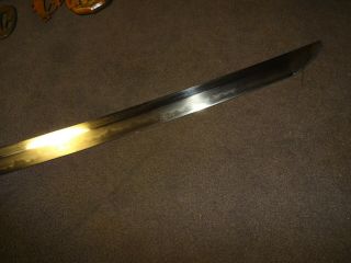 Japanese WWll Army officer ' s sword in mountings,  Gendaito 