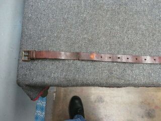 WWII JAPANESE TYPE 38 ARISAKA CARBINE LEATHER SLING - - COMPLETE 3