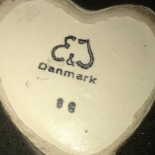 RARE Mid Century Danish Modern E & J Andersen Ceramic Bowl Dish Denmark Danmark 2