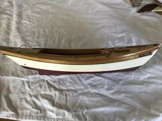 1960’s Wooden Sailboat,  Wooden Model