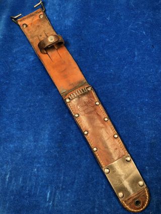 Ww2 Us M6 Viner Bros Sheath For Us M3 Trench / Fighting Knife Wwii