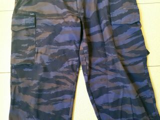 Bosnian serb army blue tiger stripe camouflage trousers Serbia Serbian war pants 3