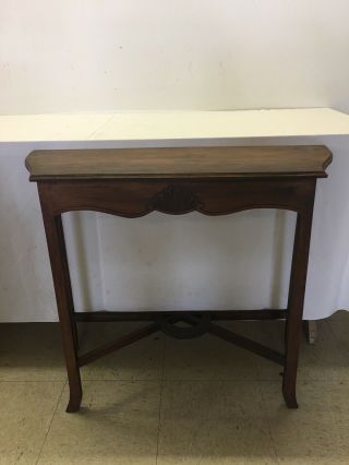Victorian - Style Solid Mahogany Wood Console Hall Table