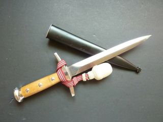 M.  1943 Swiss Army Officers Dagger With Portepee/knot