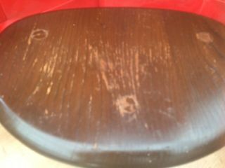 Ercol Vintage Dark Wood Small Pebble Nest Table 2