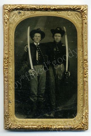 Female? Cavalry Soldiers 1860s Civil War Tintype Women N Disguise Lesbian Gay In