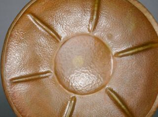Fine Antique Arts & Crafts Hand Hammered Heavy Copper Table Bowl Roycroft Era 2