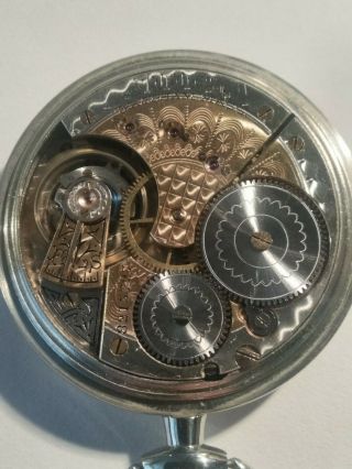 Waltham 16s.  Two - Tone Movement 11 Jewels 122 Years Old Grade A.  W.  W.  Co.  Silveroid