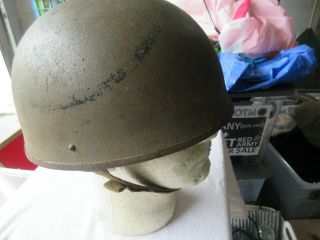 Wwii British Tankers Helmet Dated 1943