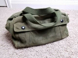 Vintage Military Mechanic Tool Ammo Bag Pouch - 50s/60s