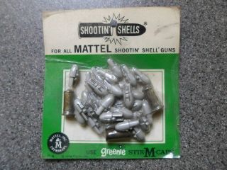 Vintage Mattel Toy " Shootin Shells " Pkg